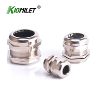 Messing Kabel verschraubung Vernickelt Wasserdicht Ip68 Kabel verschraubung Hersteller Atex Iecex Kabel verschraubung M12 M16 M20 M25 M32 M40 M50