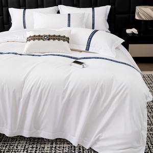 100% cotton khách sạn giường được trang bị tấm <span class=keywords><strong>Set</strong></span> bedsheets Bộ Bông 5 sao khách sạn bedsheet và <span class=keywords><strong>bedding</strong></span> <span class=keywords><strong>Set</strong></span> - Product Image 5