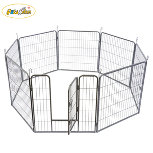 Parc pour animaux de compagnie robuste Tube en métal clôture pour chien intérieur extérieur 8 panneaux boîtier de <span class=keywords><strong>lapin</strong></span> <span class=keywords><strong>pliable</strong></span> - Product Image 5