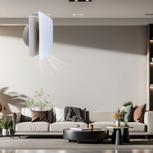 SEICOI Electric <b>Ball</b> Bearing Hotel Bathroom Exhaust Fan with Humidity Sensor <b>LED</b> Backlight IP44 OEM/ODM Customizable - Product Image 2