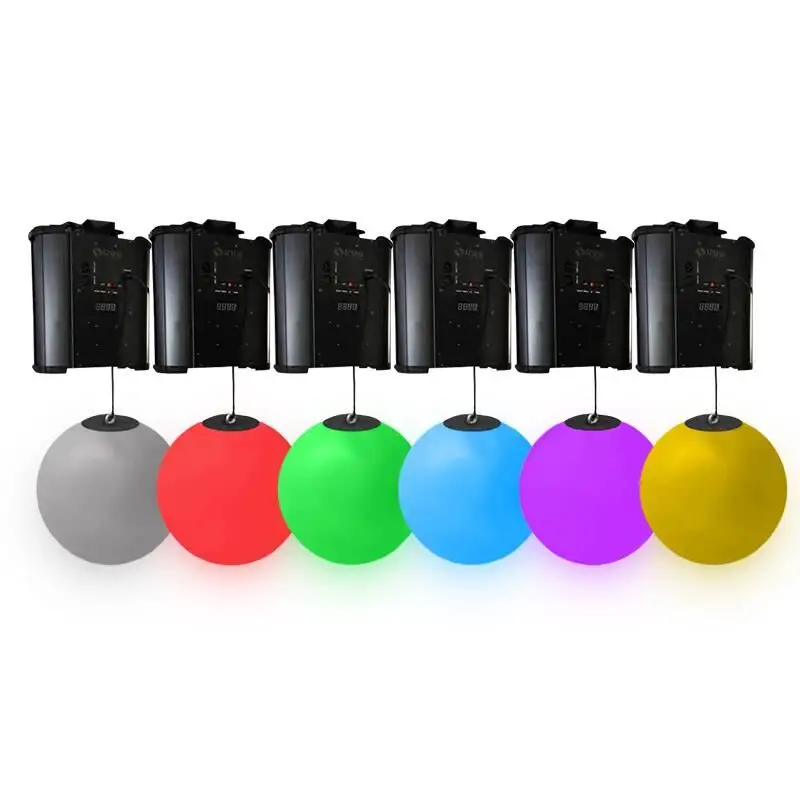Kinetic DMX winch matrix control LED Hanging lifting Ball