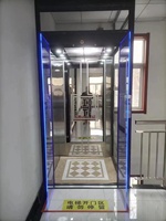 Hydraulischer Hauslift für 2-4 Etagen Kleiner Wohnvillenaufzug Innen-Mini-Haushalts-Personenaufzug