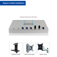 PC industriel automatique étanche 19 pouces I5-6200U IP67 IP66 Windows 10 8 7 Linux Ubuntu Ordinateur intégré à écran tactile résistif