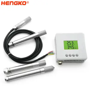 HENGKO Dinding Suhu/Kelembaban Relatif Meter Digital Suhu Kelembaban Sensor 4-20mA