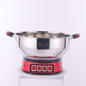 Chantaitai Stainless Steel Electric Hot Pot 36 Cm Multi Functional Steamer With Lid And Cooking Functions - Product Image 5