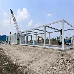 Prefab mô-đun nhà Khung nhà sản xuất <span class=keywords><strong>container</strong></span> nhà khung thép mạ kẽm cấu trúc - Product Image 3