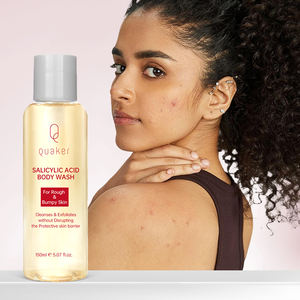جل استحمام من Qquaker بزيت حمض الساليسيليك للتحكم في غسل الجسم مضاد لحب الشباب والرؤوس السوداء يزيل الرؤوس السوداء ولا رائحة لبشرة الفراولة - Product Image 2
