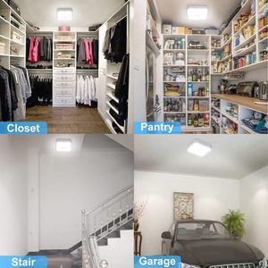 مصباح سقف LED يعمل بالبطارية مع مستشعر حركة وبطارية أكريليك قابلة لإعادة الشحن بسعة 10000 مللي أمبير للاستخدام في المطبخ وغرف متعددة - Product Image 6