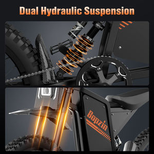 UL2849 CE Q8 Stealth Bomber Vélo de montagne électrique Dirt Bike vélo électrique E Bike <span class=keywords><strong>grande</strong></span> puissance 60V 35AH gros pneus EBike pour adultes - Product Image 5