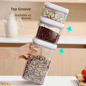 Food Grade Press Vacuum Airtight <b>Storage</b> <b>Jars</b> <b>Kitchen</b> Containers <b>for</b> Coffee Beans Grains Wholesale - Product Image 1