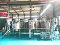 Système de brassage de bière automatique de grande taille Brasserie Équipement de brassage industriel