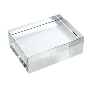 Porta Lettere in Cristallo K9 80X100X50 MM - Product Image 1