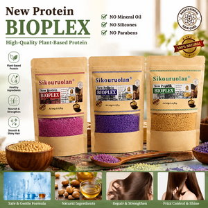 <span class=keywords><strong>Granulés</strong></span> nutritionnels de kératine à la technologie de protéines capillaires Sikouruolan 100g – Réparation capillaire naturelle nourrissante pour les soins en salon - Product Image 1