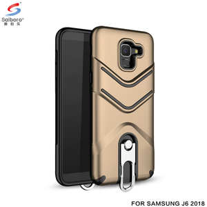 Saiboro al por mayor 2 en 1 Slim armadura kickstand <span class=keywords><strong>funda</strong></span> móvil <span class=keywords><strong>para</strong></span> <span class=keywords><strong>samsung</strong></span> galaxy <span class=keywords><strong>j6</strong></span> 2018 caso de la contraportada - Product Image 5