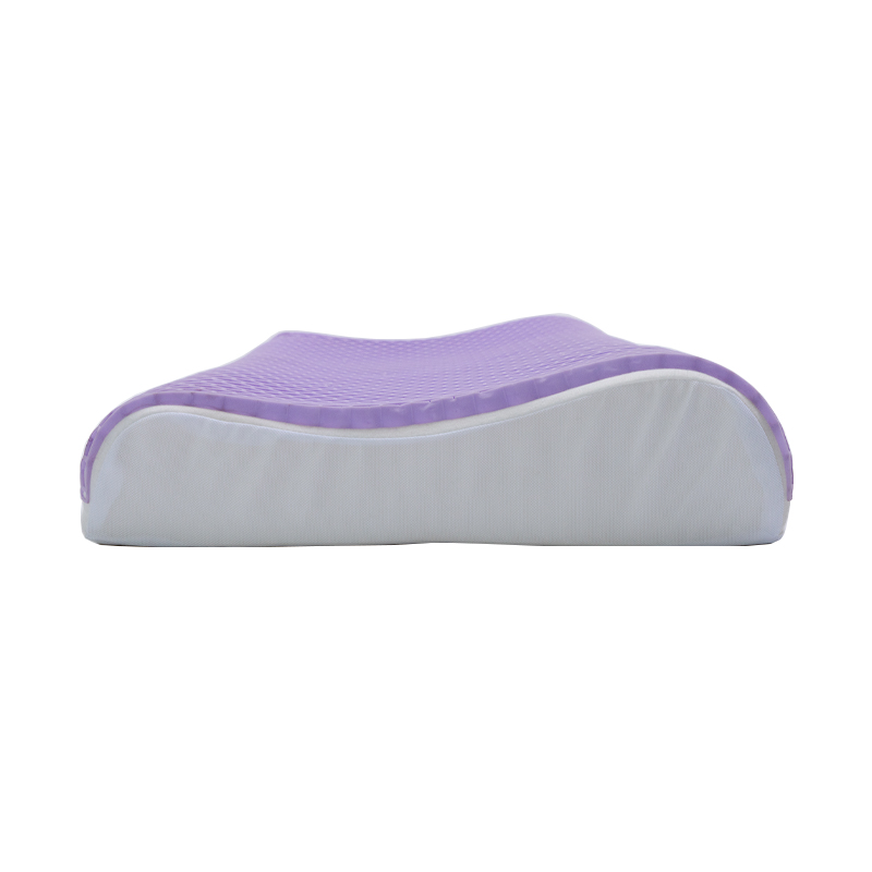 Tpe Gel Memory Foam Pillow,Ventilated Bed Pillow With Washable Cover