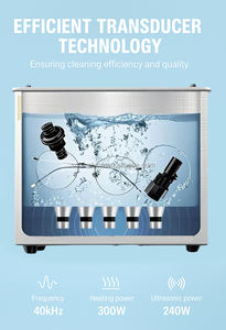 Nettoyeur à ultrasons industriel 38L, machine à laver électrique à ultrasons, 24 heures de travail, équipement de <span class=keywords><strong>nettoyage</strong></span> à ultrasons longue durée - Product Image 6