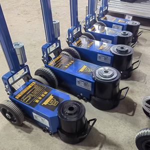 Toptan 50 ton krom kaplama pnömatik katlanır hidrolik krikolar endüstriyel çelik ekipman kamyon tamir atölyeleri için - Product Image 3