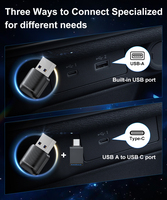 Mini adaptador inalámbrico 2 en 1 CarPlay y Android Auto Wireless Plug and Play Compatible con IPhone/Android para Havel Kia Volvo Audi