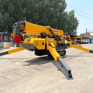 8ton מיני עכביש מנוף מרחוק זחילה סוג הטלסקופ הידראולי טלסקופי בום הרמת העכביש נייד קומפקטי - Product Image 2