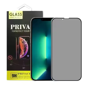 Protectores de pantalla de privacidad de vidrio templado antiespía personalizados OEM para <span class=keywords><strong>iPhone</strong></span> 17 13 14 15 <span class=keywords><strong>Pro</strong></span> <span class=keywords><strong>Max</strong></span> 16 <span class=keywords><strong>Pro</strong></span> XR XS 12Pro <span class=keywords><strong>Max</strong></span> al por menor - Product Image 1