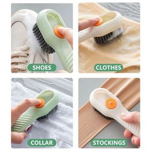 Cepillo para Zapatos con Dispensador Automático de Líquido, Multifuncional, con Cerdas Suaves, Herramienta de Limpieza para Ropa y Calzado (1 Unidad) - Product Image 6