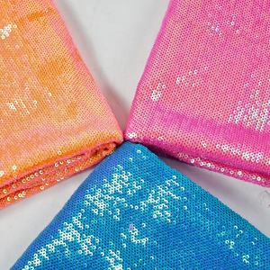 LH gran oferta de buena calidad 100% tela de encaje de poliéster lentejuelas brillantes transpirable ecológico para vestidos de noche/Fiesta de <span class=keywords><strong>mujer</strong></span> - Product Image 3