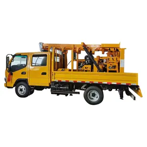 100m 200m 300m Factory Price truck mounted water well drilling rig machine for sale