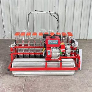 Semi-automatic Gasoline Engine Self-propelled Multi <b>Row</b> Vegetable Planter Seeder <b>Machine</b> Onion Tomatoes Seeding Sowing <b>Machine</b> - Product Image 3