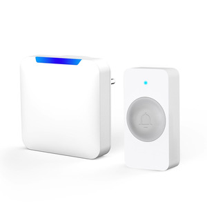Meilleur vendeur populaire sonnette <span class=keywords><strong>sans</strong></span> <span class=keywords><strong>fil</strong></span> étanche 100 mètres plage de travail 32 sonneries sonnette de porte intelligente pour la maison bureau école - Product Image 1
