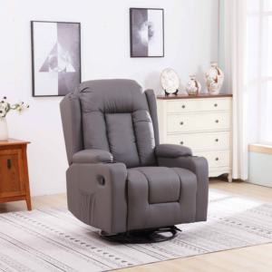 GEEKSOFA-silla reclinable giratoria para sala de estar, reclinable, reclinable, con masaje calentado - Product Image 4