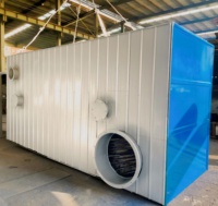 Chaudière à air chaud horizontale multi-combustibles (biomasse/bois/charbon) de 26,4 MW, 22 000 000 KCal, air extra-chaud pour usage industriel