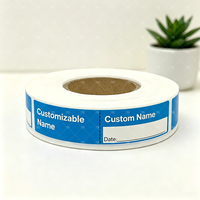 Etiquetas de Medicamentos Clínicos con Código de Barras, Resistentes al Agua, Personalizadas, Etiquetas Adhesivas de PVC Resistentes al Calor, Etiquetas Cuadradas con Número de Cama, Adhesivos Fuertes
