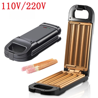 Machine à gaufres verticale multifonctionnelle pour pâte frite avec température réglable et planche antiadhésive double face