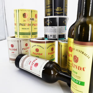 Botella de <span class=keywords><strong>Whisky</strong></span> con logotipo personalizado, etiqueta roja, pegatinas de <span class=keywords><strong>750</strong></span> <span class=keywords><strong>ml</strong></span> para botella de Perfume - Product Image 3