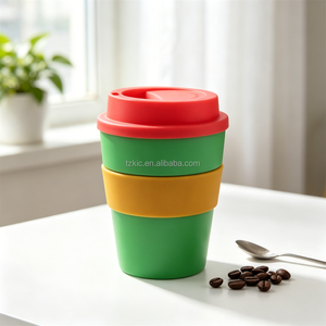 Gobelet à café en plastique de 12 oz pour boissons chaudes et froides <span class=keywords><strong>avec</strong></span> couvercle à vis - Product Image 2