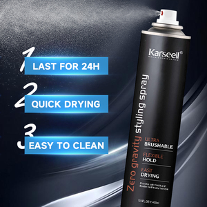 Factory Direct 400ml Hair Spray Own Label Design <strong>Hairspray</strong> for Dry Hair Stiff Hold Hair Style Without Damage - Product Image 1