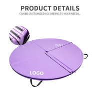 Haute qualité oem enfants adulte antidérapant pôle tapis de danse tapis pliant danse sécurité tapis de gymnastique pliant