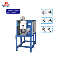 Machine à sertir semi-automatique de type G Jianbo JB-7010, pour la coupe de câbles d'alimentation, prise britannique 3 broches, usage intensif
