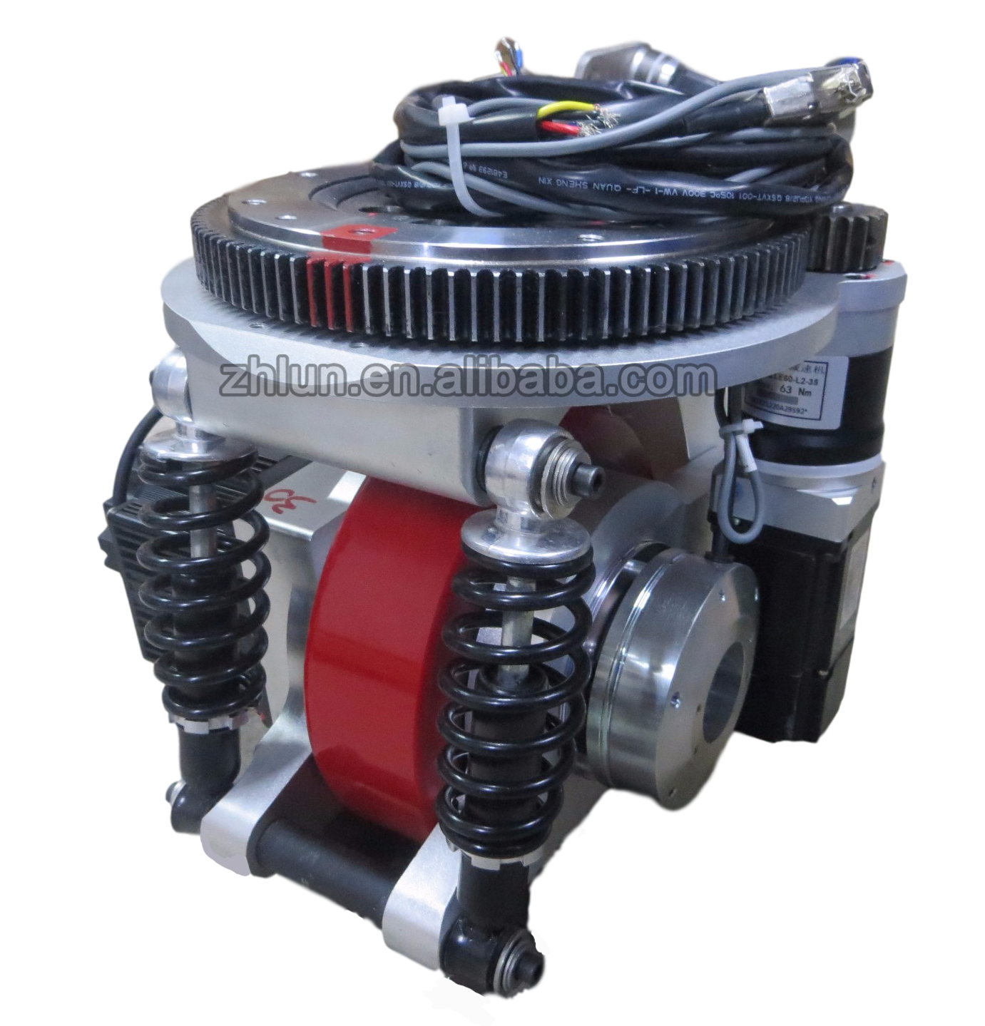 B27 Shock Absorbing AGV Drive Wheel For Servo Motor In Robot And Forklift