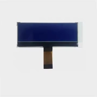 Layar LCD Grafis Pabrik Cina 240x64, 3.3 Inci Putih di Atas Biru, Modul LCD STN COG 3.3v