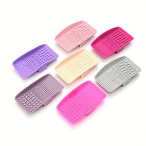 Tapis de lavage en silicone carré pour pinceaux de maquillage, support de nettoyage pour pinceaux de beauté, personnalisable en gros - Product Image 1