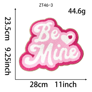 Patchs thermocollants en chenille brodés avec des citations d'amour pour <span class=keywords><strong>la</strong></span> Saint-Valentin, à coller sur les t-shirts, les chapeaux, les sacs - Product Image 4