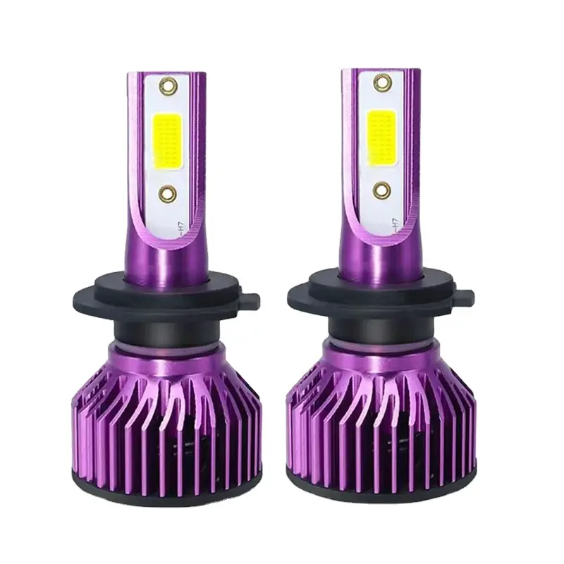 Hy 2024 new Factory wholesale h3 led 9004 headlight bulb socket v6 led 9005 H7 H4 headlight