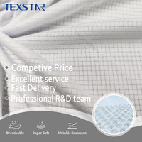 Tissu Jacquard en Polyester à Mailles Carrées pour Vêtements de Sport, Impression Numérique par Sublimation, Tissus Textiles pour Vêtements - Vente en Gros