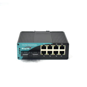 Commutateur Ethernet industriel non géré OEM ODM <span class=keywords><strong>OJM</strong></span> 10/100 Mbps 8 ports Commutateurs de réseau de médias fibre de transmission de données robustes - Product Image 4