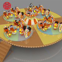 Manège à Plateau Tournant 360° avec 24 Sièges, Équipement de Terrain de Jeux Extérieur, Vente en Italie