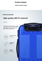 Valise à roulettes de luxe de haute qualité de 20 pouces, fabriquée par un fabricant de roues pivotantes, mini valise à bijoux, cadeau élégant, sacs à roulettes, bagages