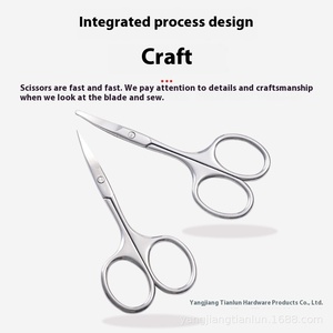 Nhà Máy Thép Không Gỉ Kéo Nhỏ Cho Mũi Tóc Và Lông Mày Cắt Tỉa Sắc Nét Làm Móng Tay Kéo Trang Điểm Vẻ Đẹp Hộ Gia Đình Công Cụ - Product Image 4