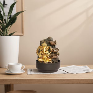 Resina decorazione per la casa croce europa Feng Shui pompa, trasformatore luce a LED per questa fontana da tavolo all'aperto fontana - Product Image 6