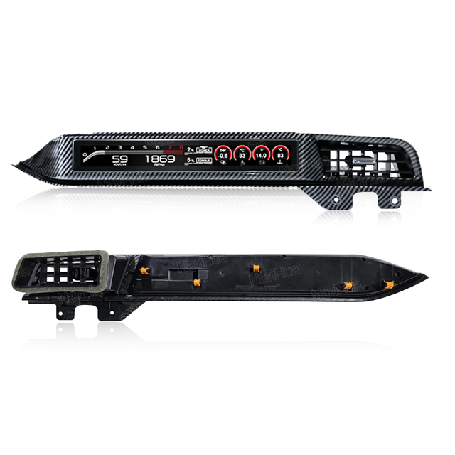 Navihua Co-pilot Car Instrument Dashboard for Ford Mustang 2015-2022 Passenger Digital Cluster Speed Meter Car Racing Instrument